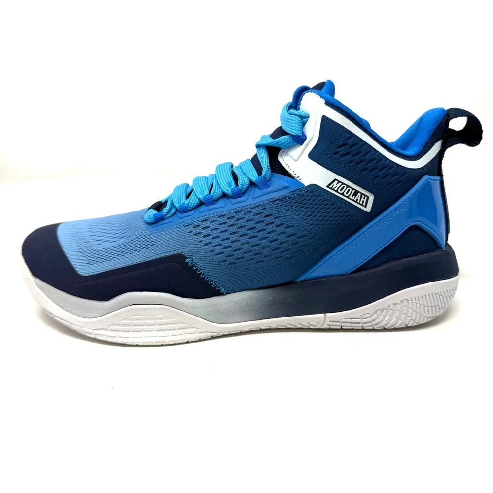 MOOLAH Neovolt Pro Blue Athletic High Top‎ Basketball Shoes Women's Size 8